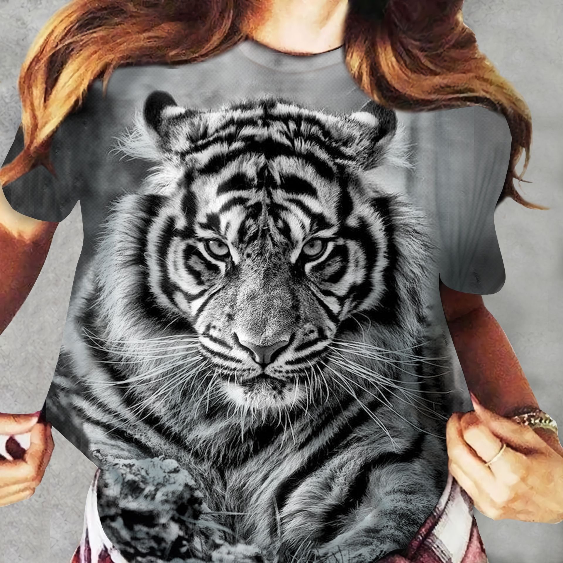 Tiger Ver03 Dadj150721Ltl Unisex 3D T-Shirt All Over Print