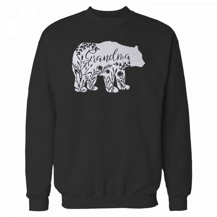 Floral Grandma Bear Sweatshirt