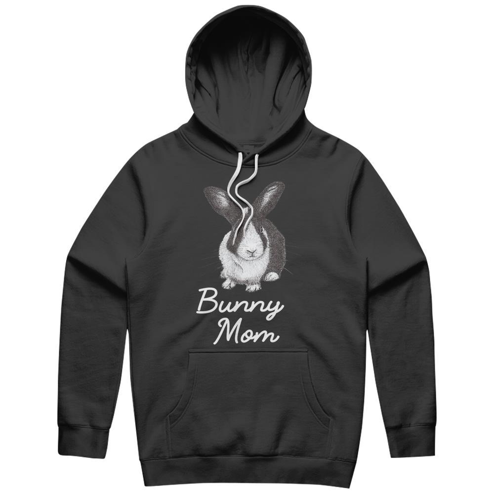 Dutch Bunny Rabbit Mom Drawing Hoodie