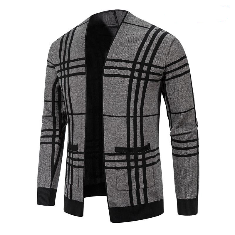 2022 New Fashion Cardigan Men’s Knit Winter Coats Business Casual Jackets Male Tops Man Coat Size M-5Xl Knitwear 2 Colors alx