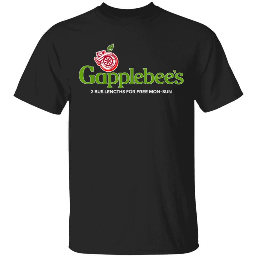 Gapplebee’s Drag Racing American Muscle Turbo Boosted Shirt T-Shirt