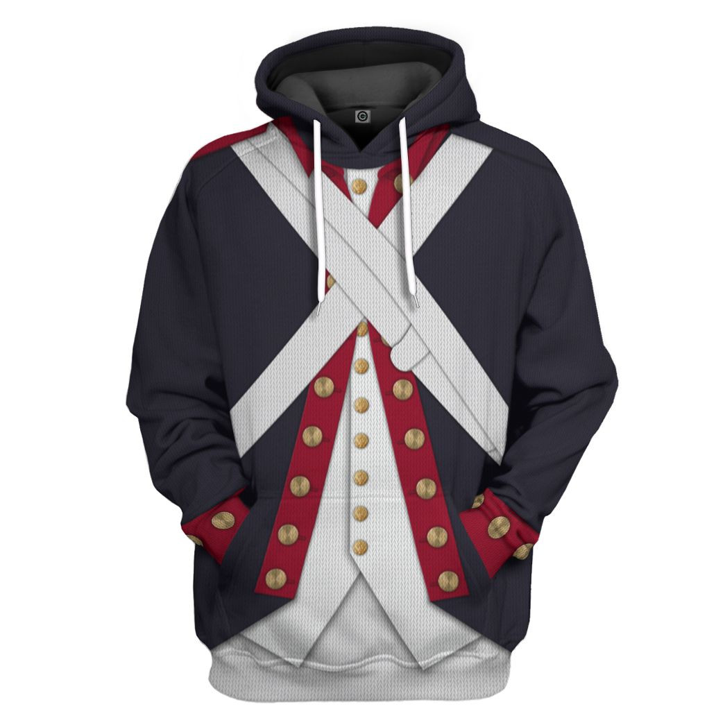 3D Continental Army Ugly Sweater Tshirt Hoodie Apparel