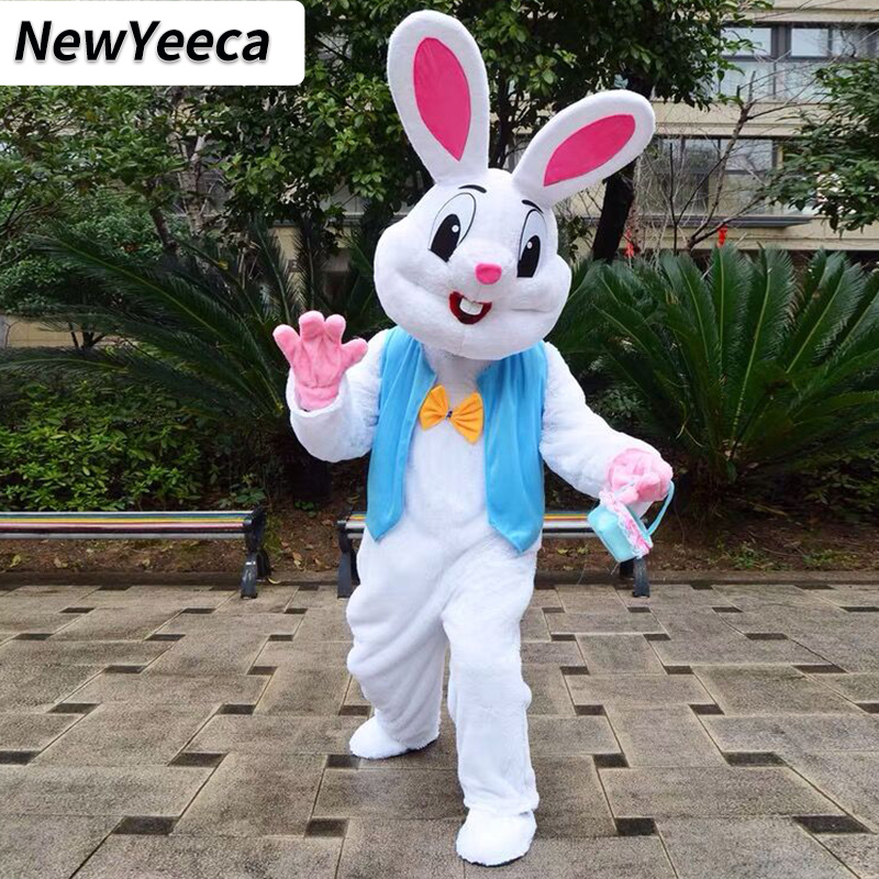 Easter Bunny Bugs Rabbit Hare Mascot Cosplay Costume for Adult Cartoon Character Christmas Halloween Birthday Party alx