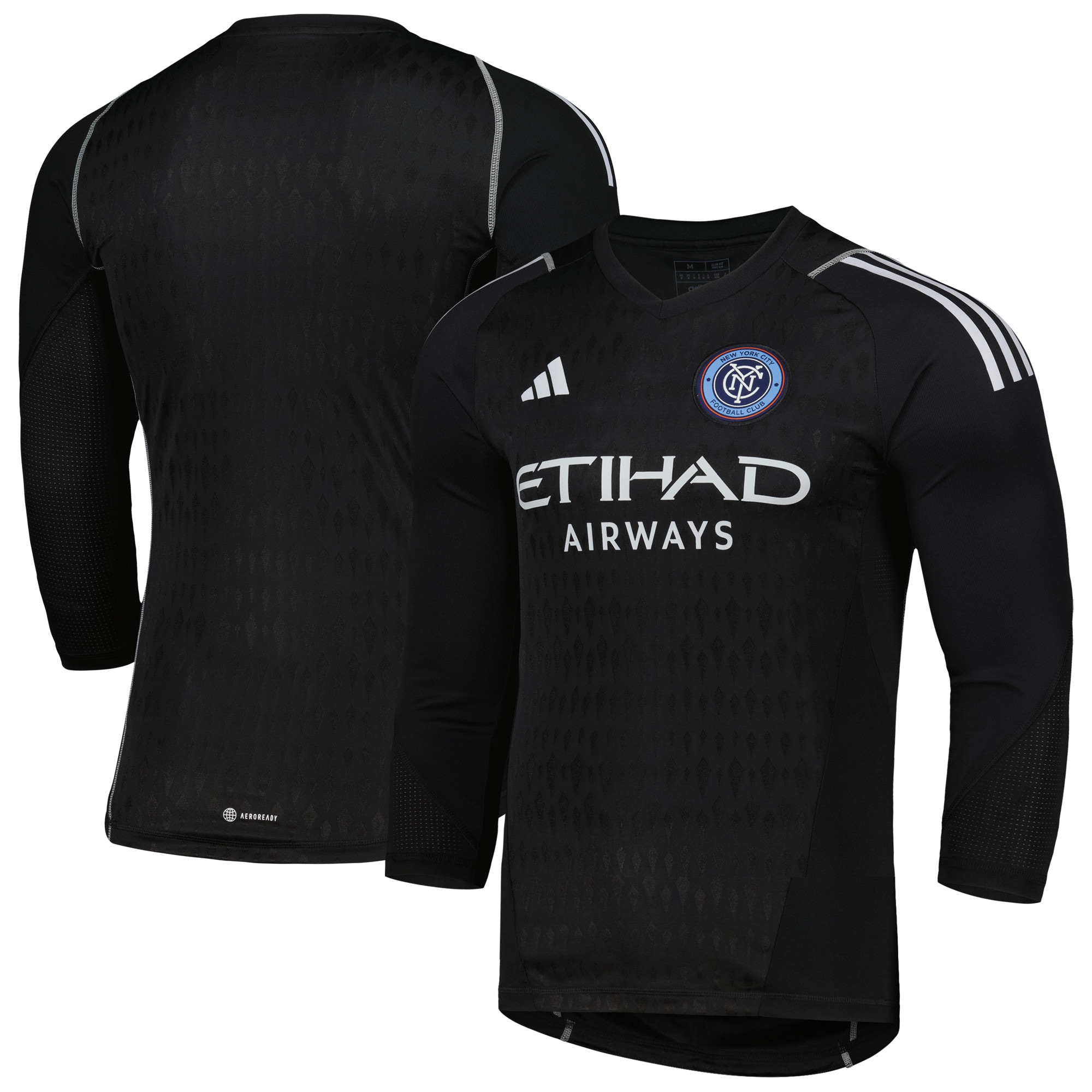 New York City FC 2023 Goalkeeper Long Sleeve Replica Jersey – Black