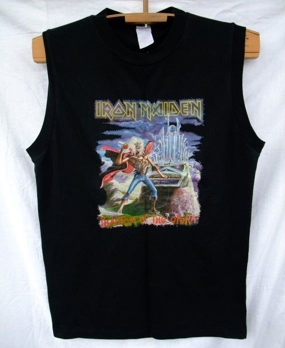 Singlet Shirt 1985 Iron Maiden Shirt Iron Maiden Phantom Of Opera Metallica Slayer Motorhead Judas Priest Venom Shirt