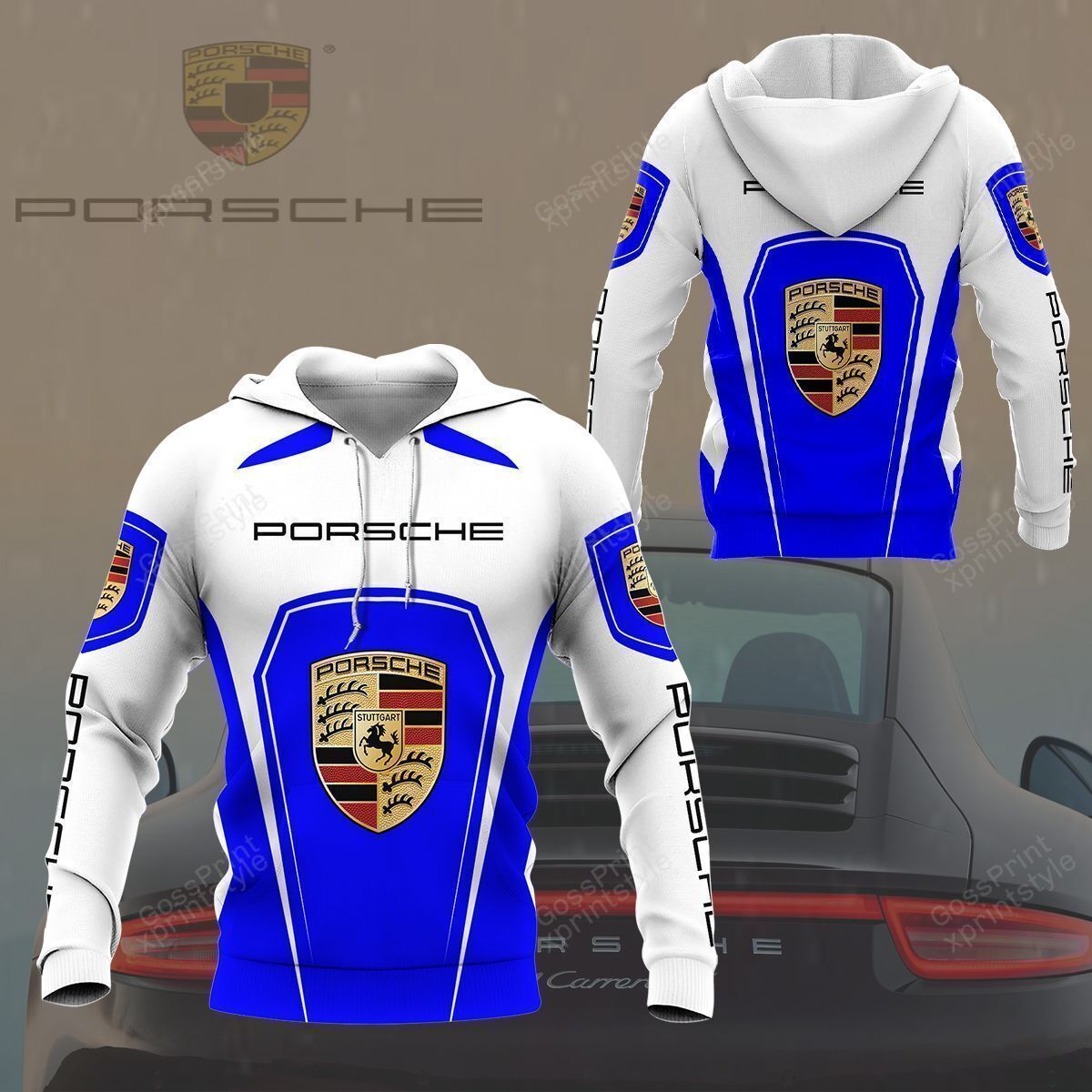 3D All Over Porsche Shirt Ver 23