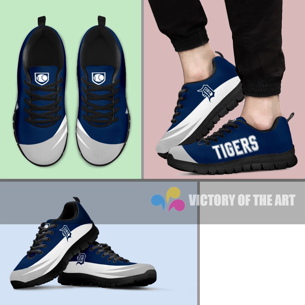 Special Gift Logo Detroit Tigers Sneakers