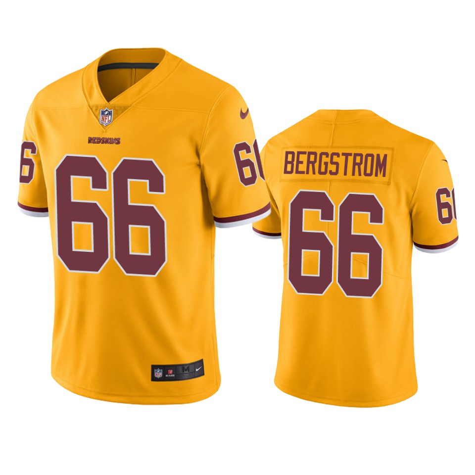 Washington Redskins Tony Bergstrom Gold Nike Color Rush Limited Jersey