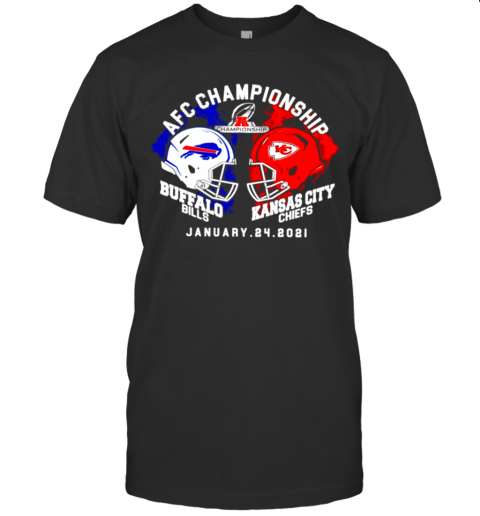 Afc Championship Buffalo Bills Vs Kansas City Chiefs January 24 2021 T-Shirt