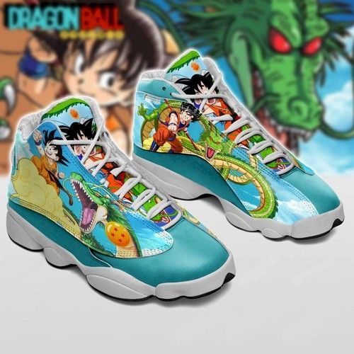 dragon ball son goku air jordan 13 sneakers customized shoes for fan jd13 sneakers personalized shoes design