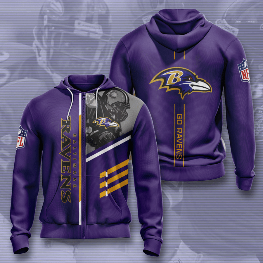 Baltimore Ravens Baltimore Ravens 18 Unisex 3D Hoodie Gift For Fans