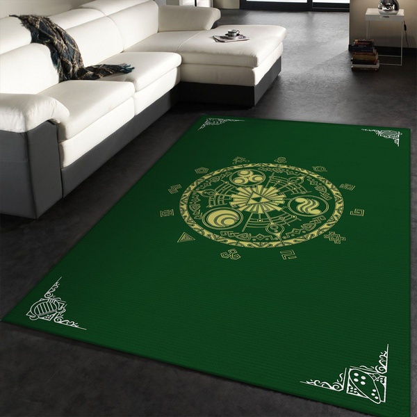 The Legend of Zelda Hyrule Historia Area Rug Floor Decor Area Rug Geeky Carpet Floor Decor