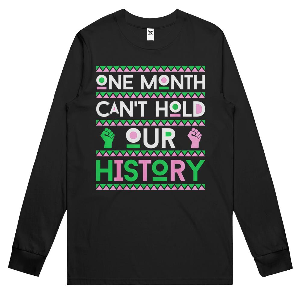 African American Melanin Proud Of Black History Month Blm Long Sleeve T Shirts