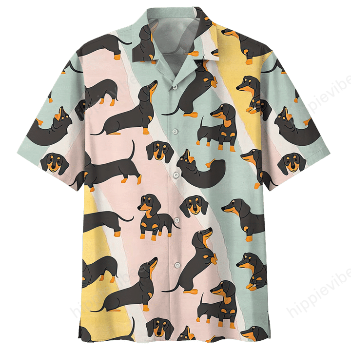 Dachshund Hawaiian Shirt Ha97174