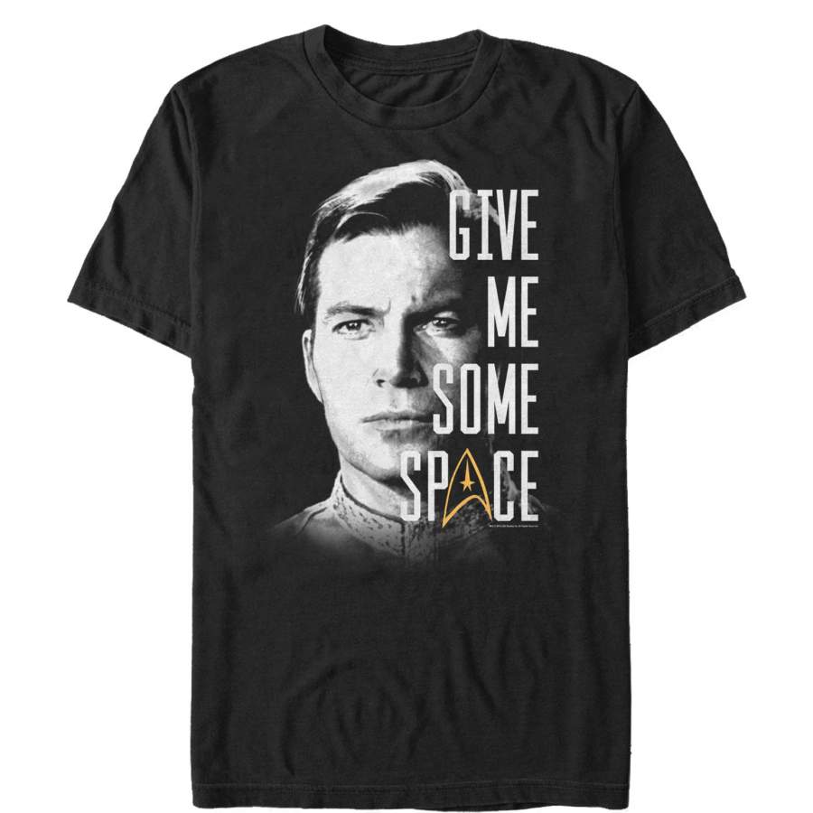 Star Trek Men’s Kirk Give Me Space  T Shirt