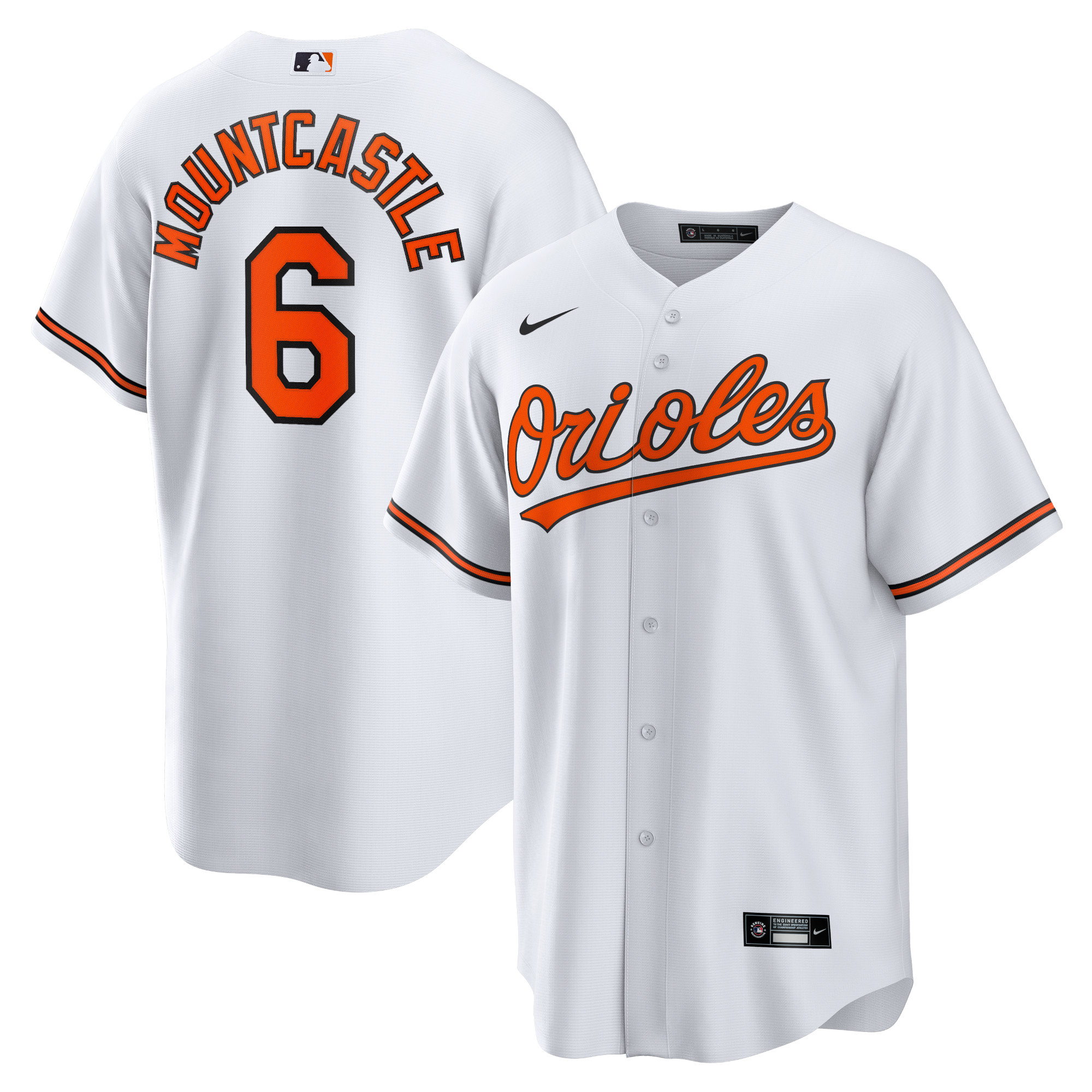 Men’s Baltimore Orioles Ryan Mountcastle White Player Jersey