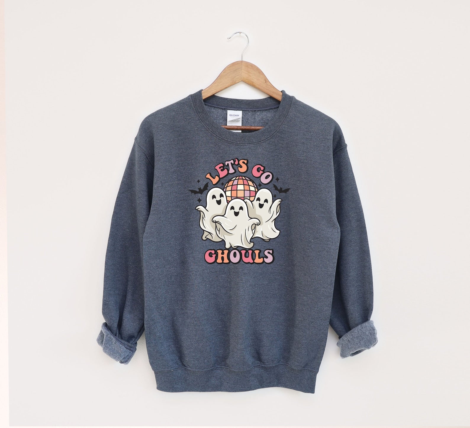 Lets Go Ghouls Sweatshirt 2D Crewneck Sweatshirt All Over Print Sweatshirt For Women Sweatshirt For Men