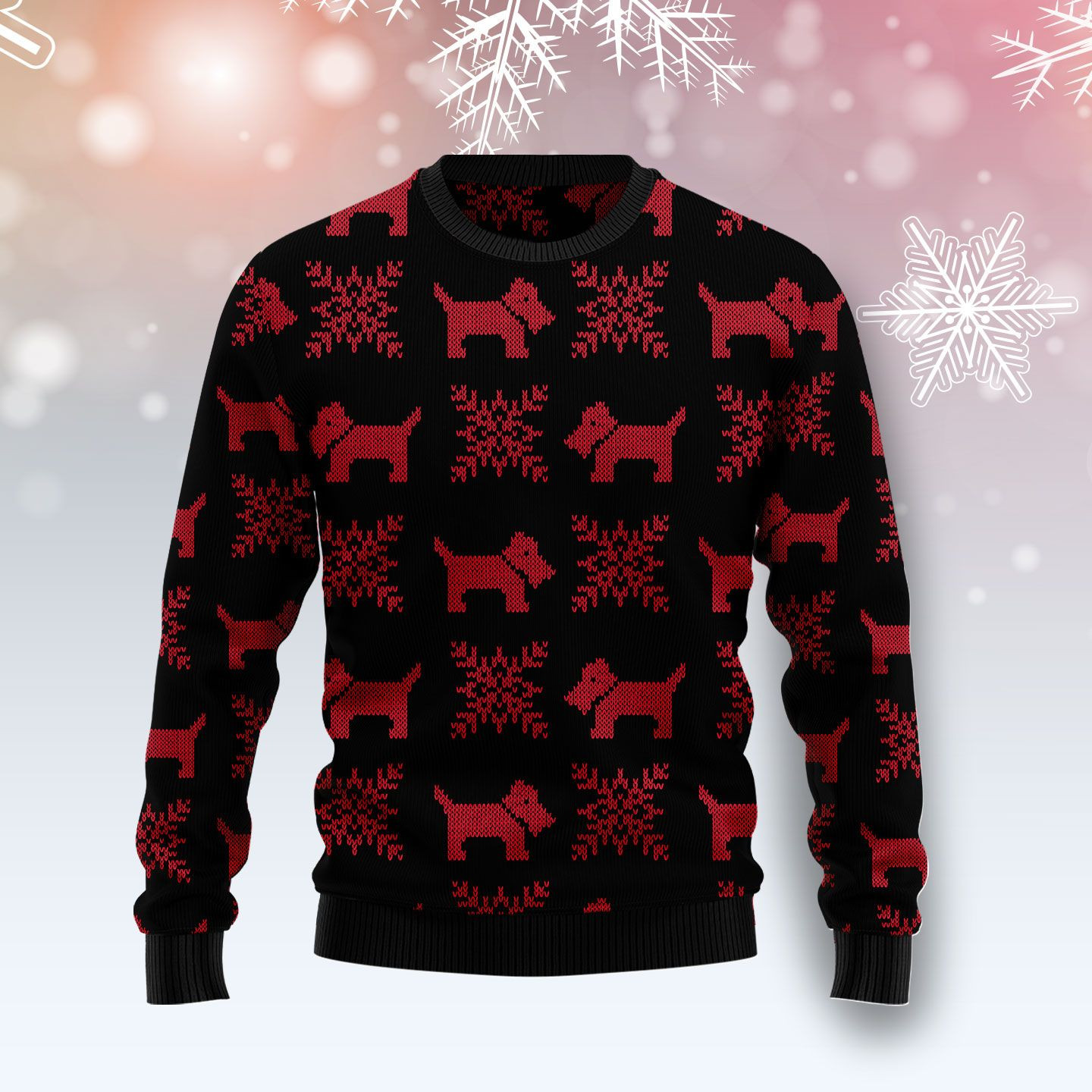 Scottish Terrier Christmas Ugly Sweater