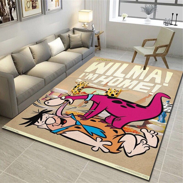 The Flintstones Home Area Rug, Living Room Bedroom Carpet