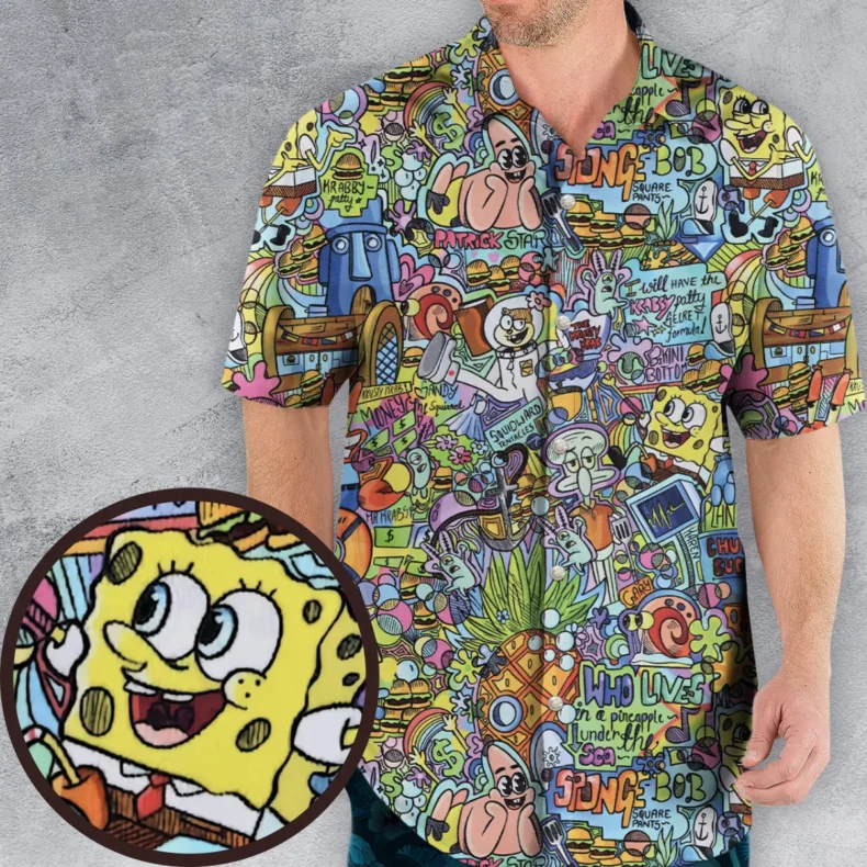 Super Mario Boo Pattern Hawaiian Shirt
