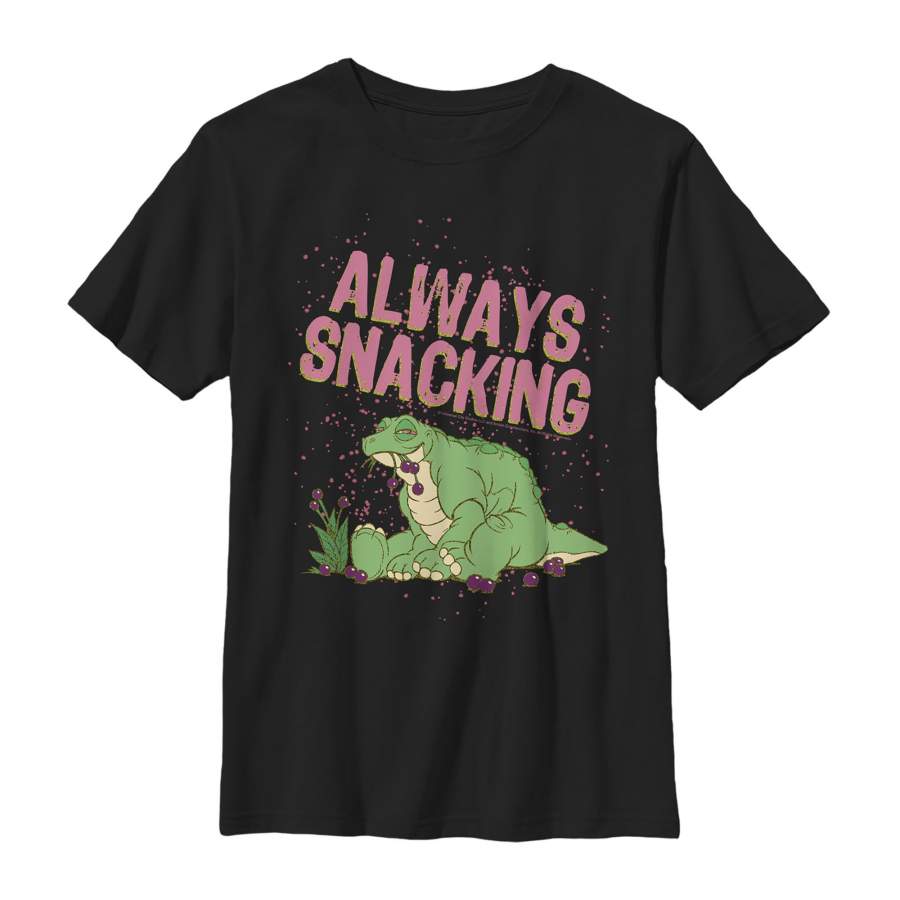 The Land Before Time Boy’s Snacking Spike  T Shirt