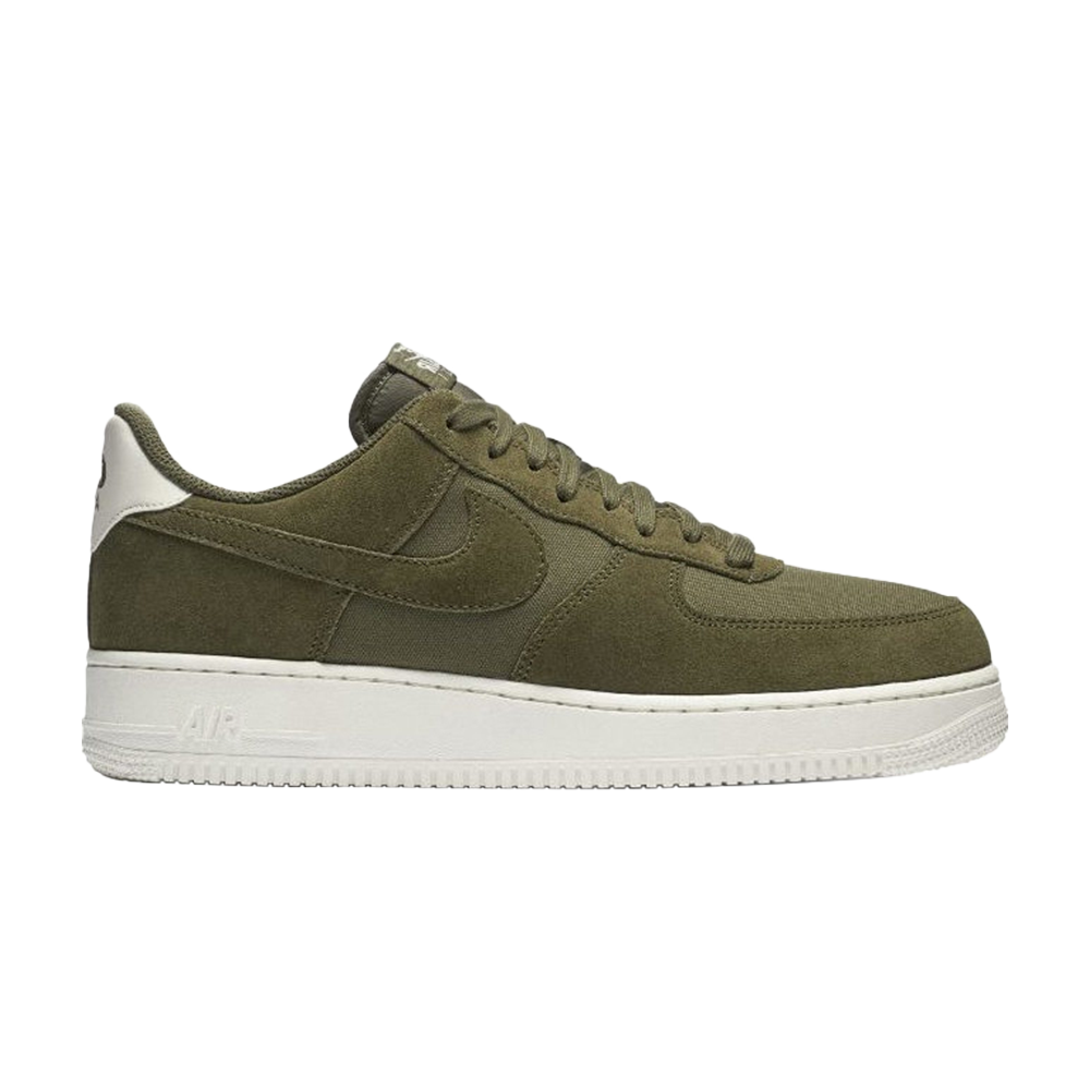 Nike Air Force 1 Low Suede Medium Olive – Kohlrabis 887229760263