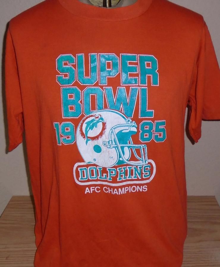 Vintage 1985 Miami Dolphins Super Bowl Shirt