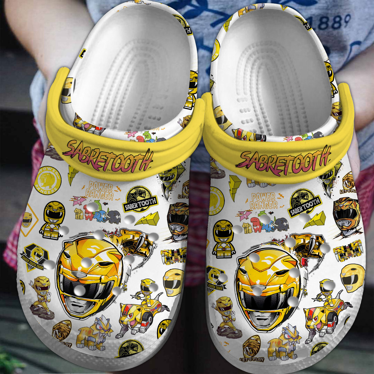 Power Rangers Movie Crocss Clogs For Men Women And Kid Bm1411-1608-1