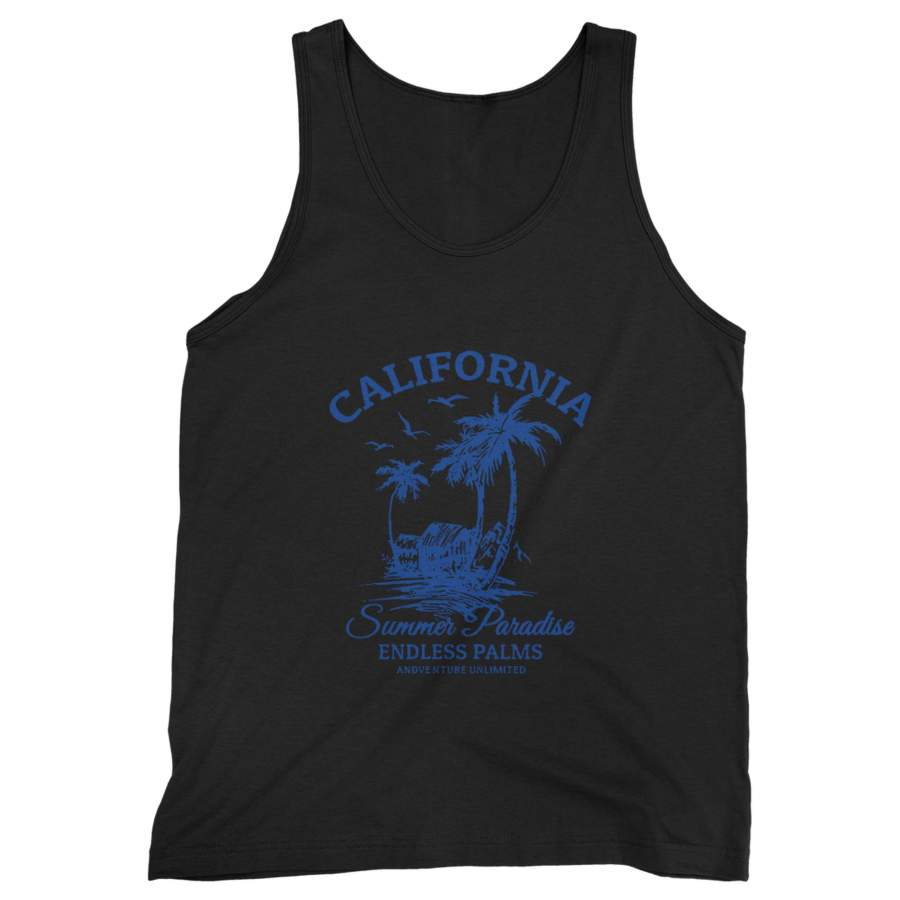 California Summer Paradise Man’s Tank Top