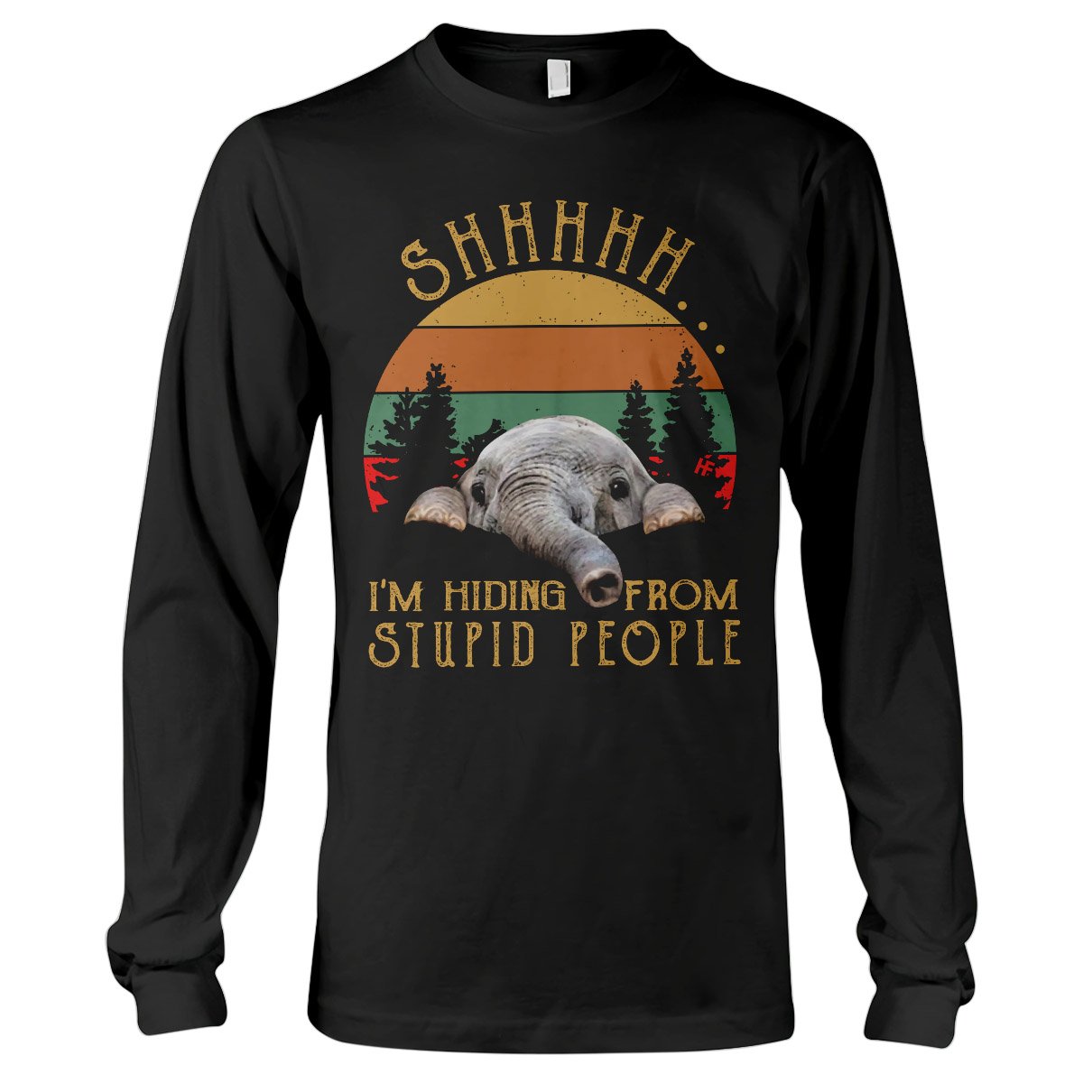 Elephant Lovers Shirt 01 Ez01 1009 Long Sleeve T-Shirt