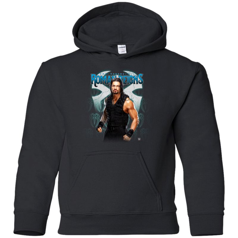 Wwe Roman Reigns One Versus All Graphic Shirt G185b Gildan Youth Pullover Hoodie