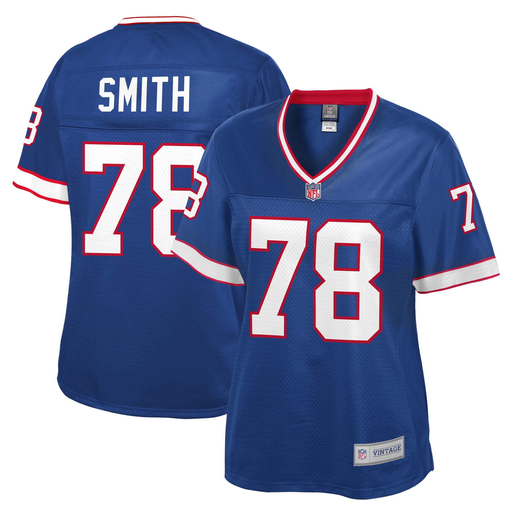 Women’s Buffalo Bills Bruce Smith NFL Pro Line Royal Retired Player Jersey