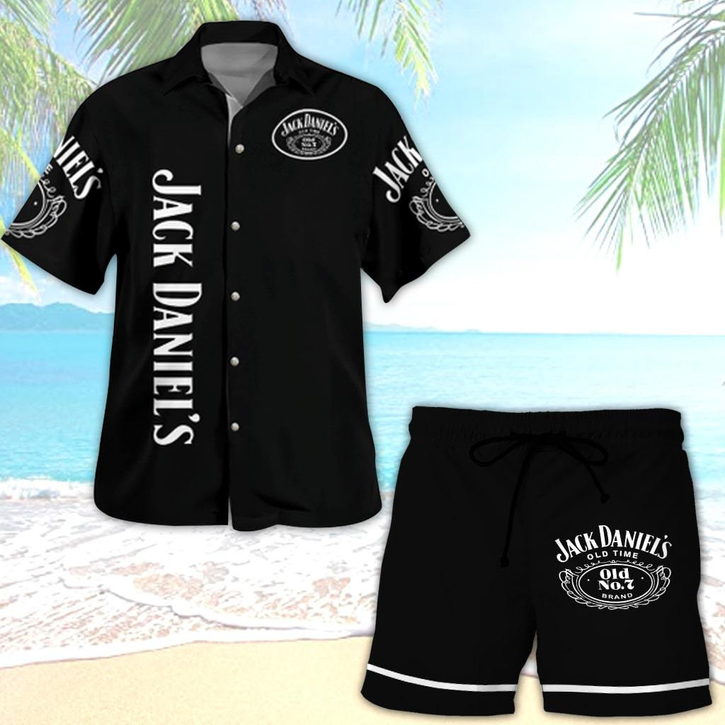 Combo Jd Hawaiian Shirts + Beach Shorts Jd1402N15 Jd1102L5 Trendy Fashion