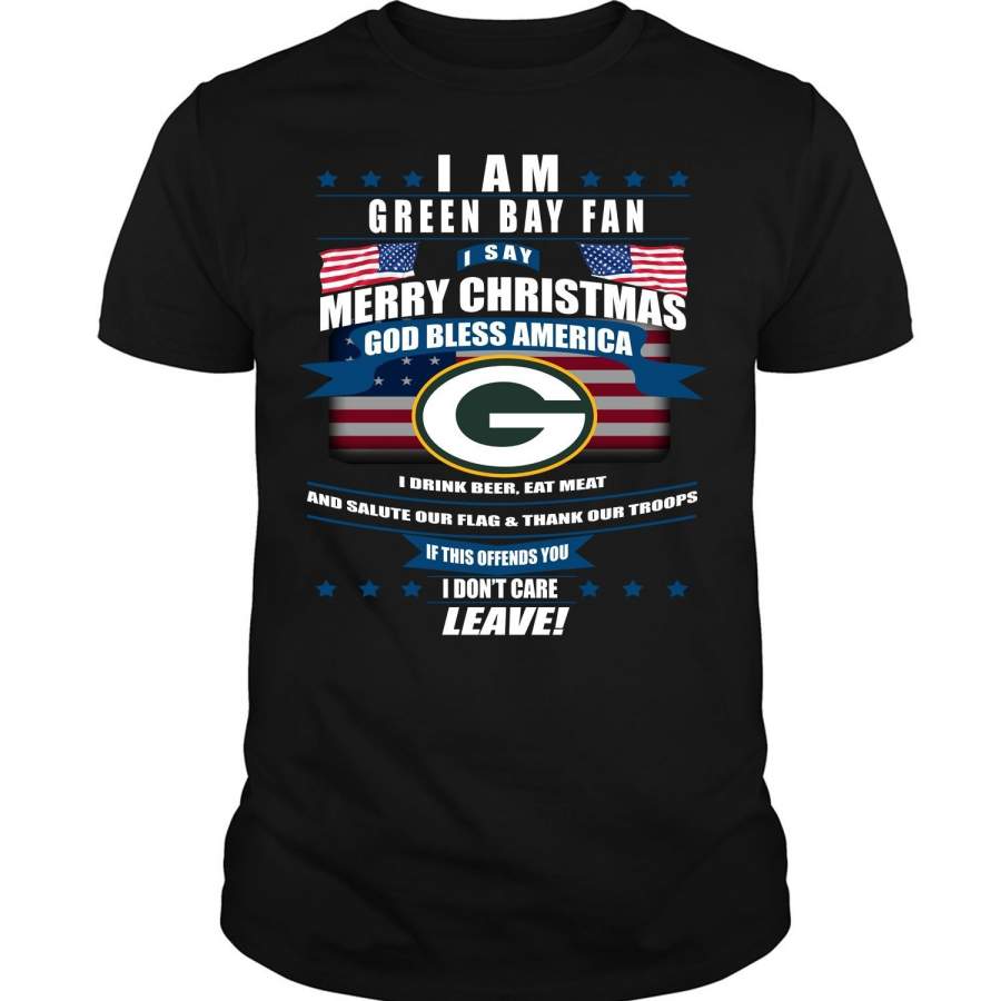 God Bless America T Shirt, Green Bay Packers T Shirt