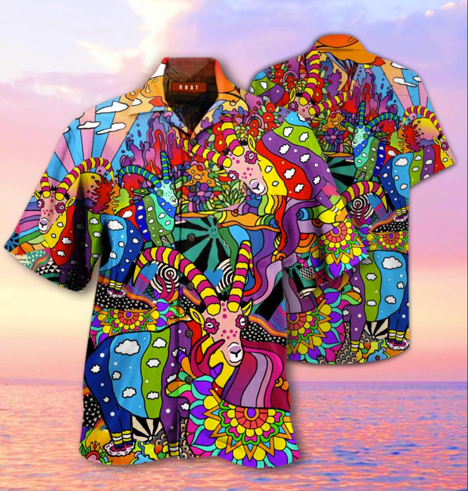 Goats Hippie Hawaii Shirt For Men Women Adult Ha1905