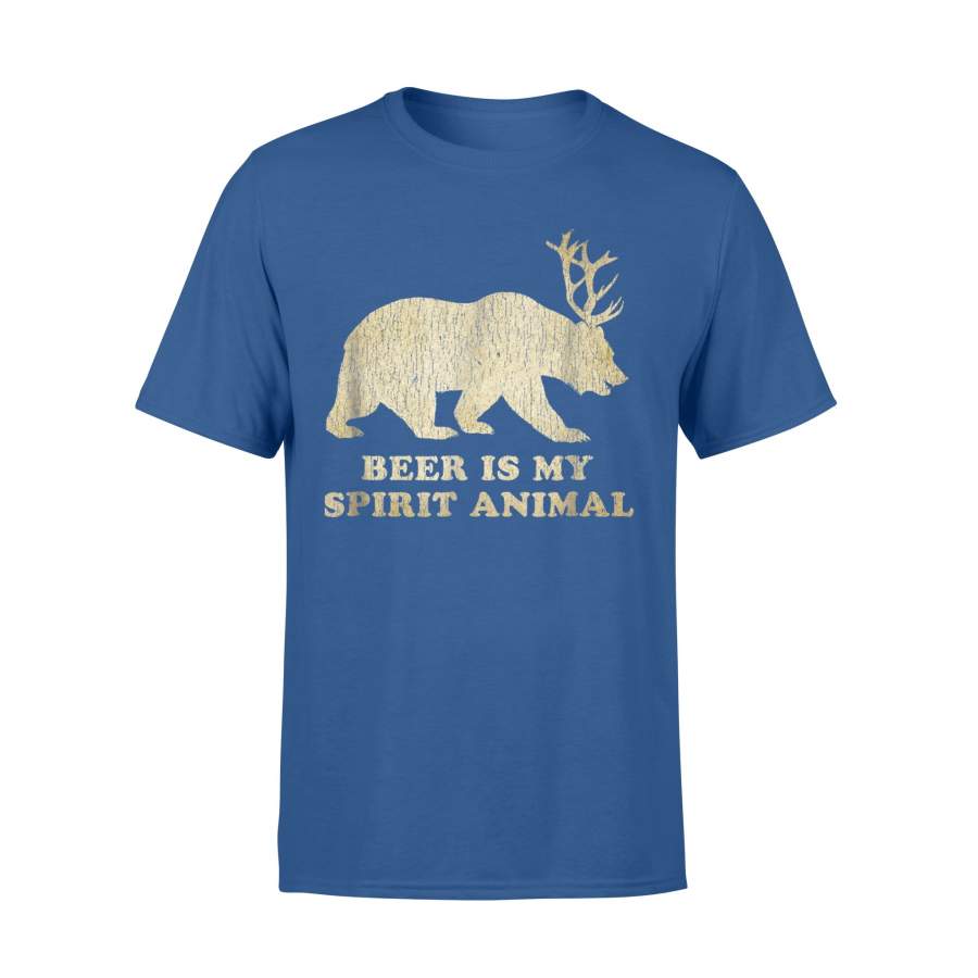 Beer Is My Spirit Animal Bear+Deer=Beer T-Shirt