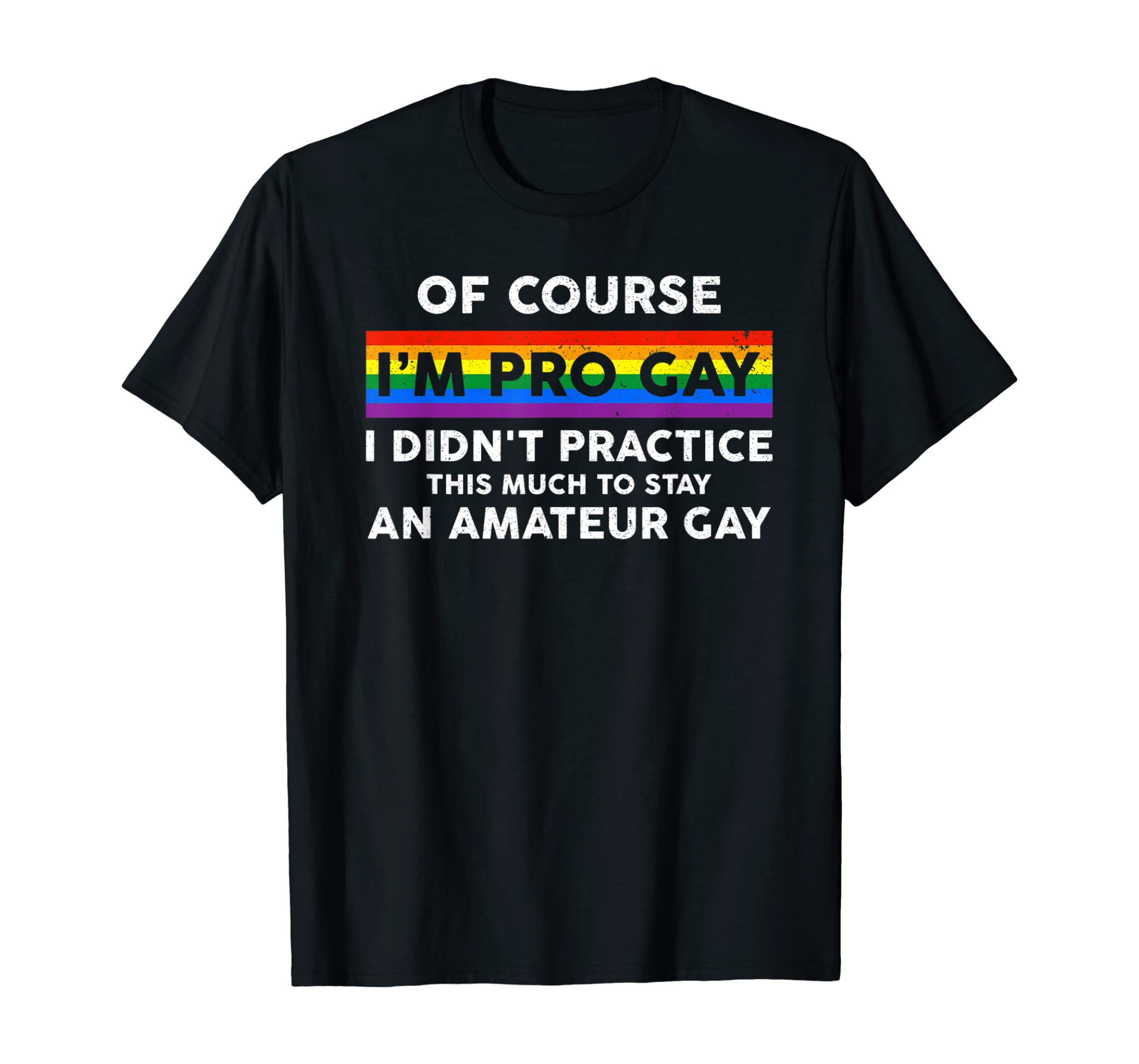 Funny Pro Gay Pride Awareness Lgbt Rainbow Gift T-Shirt