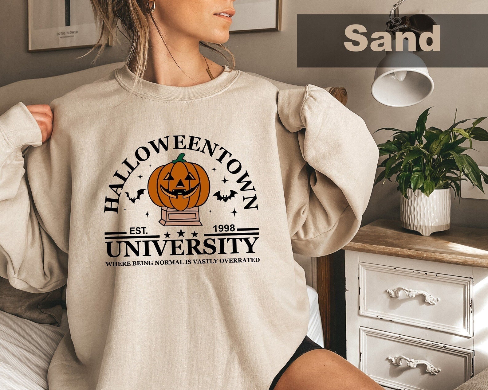 Halloweentown University Sweatshirt, Vintage Halloween Sweatshirt, Halloween Town Sweatshirt, Retro Halloweentown Sweatshirt, Fall Sweatshirt Gift