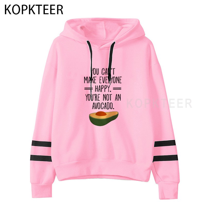 Avocado Vegan Kawaii 2022 Streetwear Hoodie Fashion Spring Autumn Women’s Fleece Sweater Long Sleeve2022 Autumn Korea Pullover alx