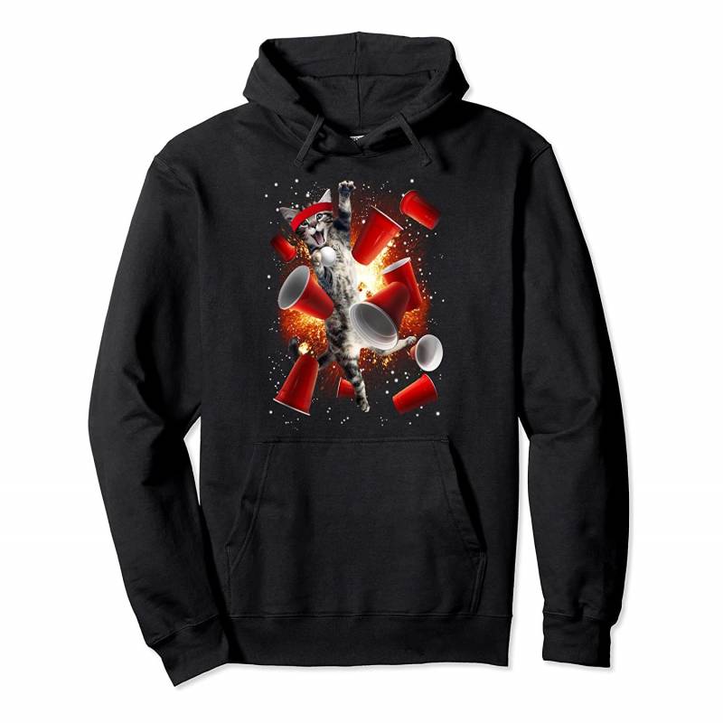 Kitten Pong Explosion Graphic Pullover Hoodie, T-Shirt, Sweatshirt, Tank Top, Racerback, Dolman