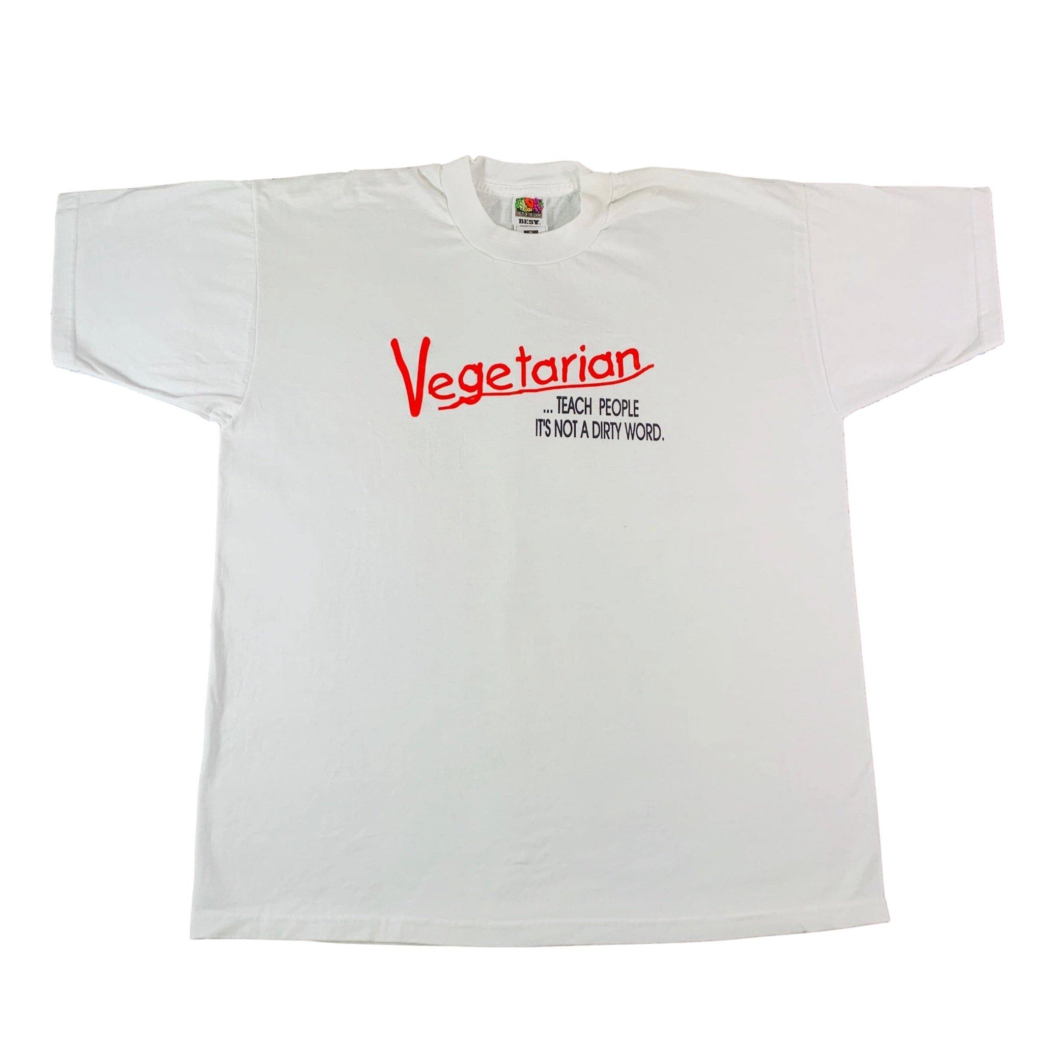 Vintage Vegetarian “Not A Dirty Word” T-Shirt