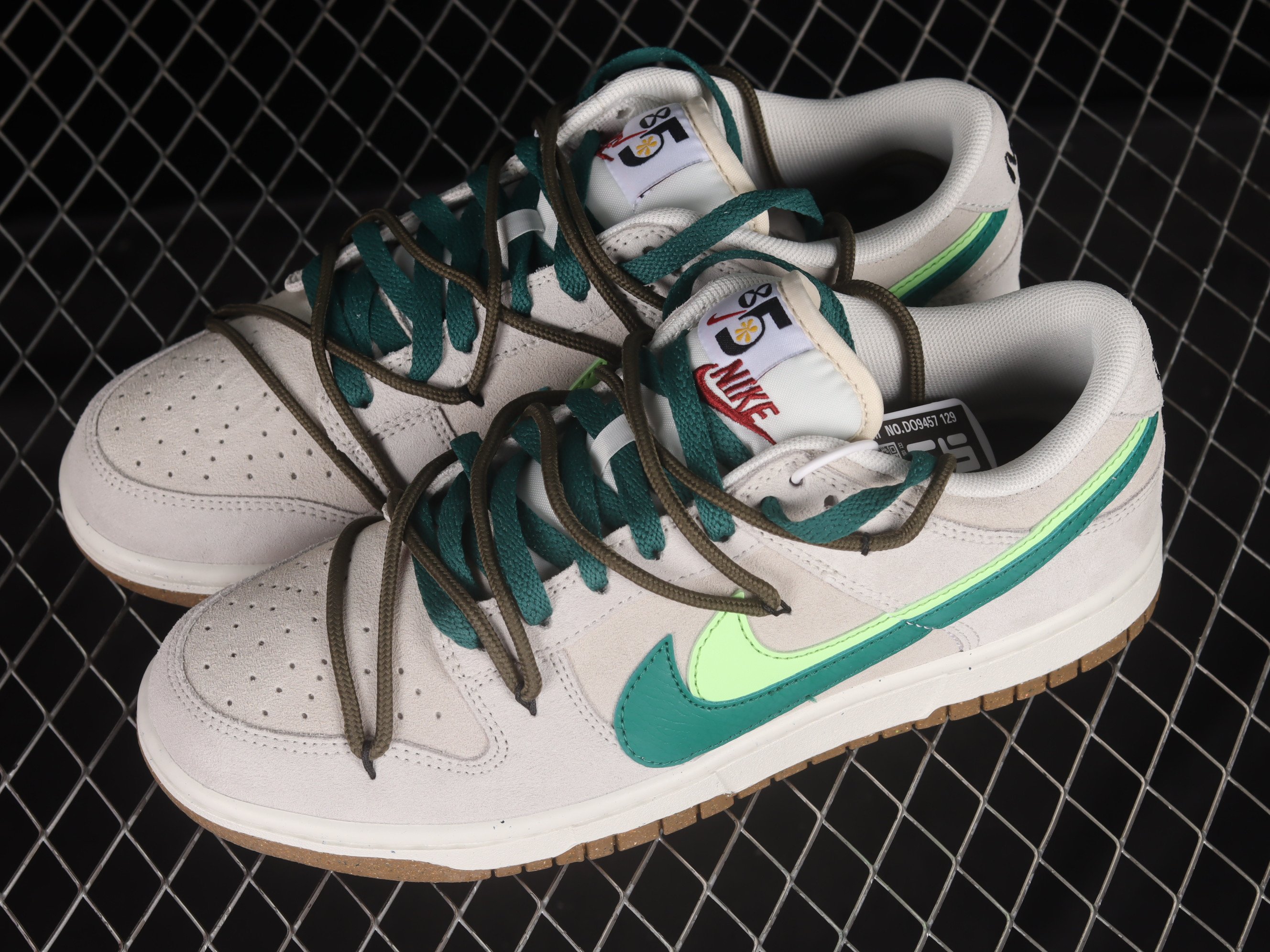 Nike SB Dunk Low 85 White Grass Green Shoes Sneakers SNK782773487