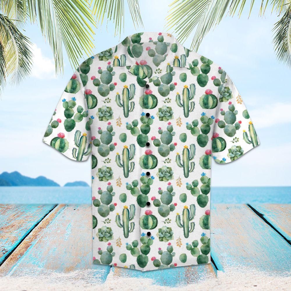 Amazing Cactus Aloha Hawaiian Shirt Colorful Short Sleeve Summer Beach Casual Shirt For Men And Women