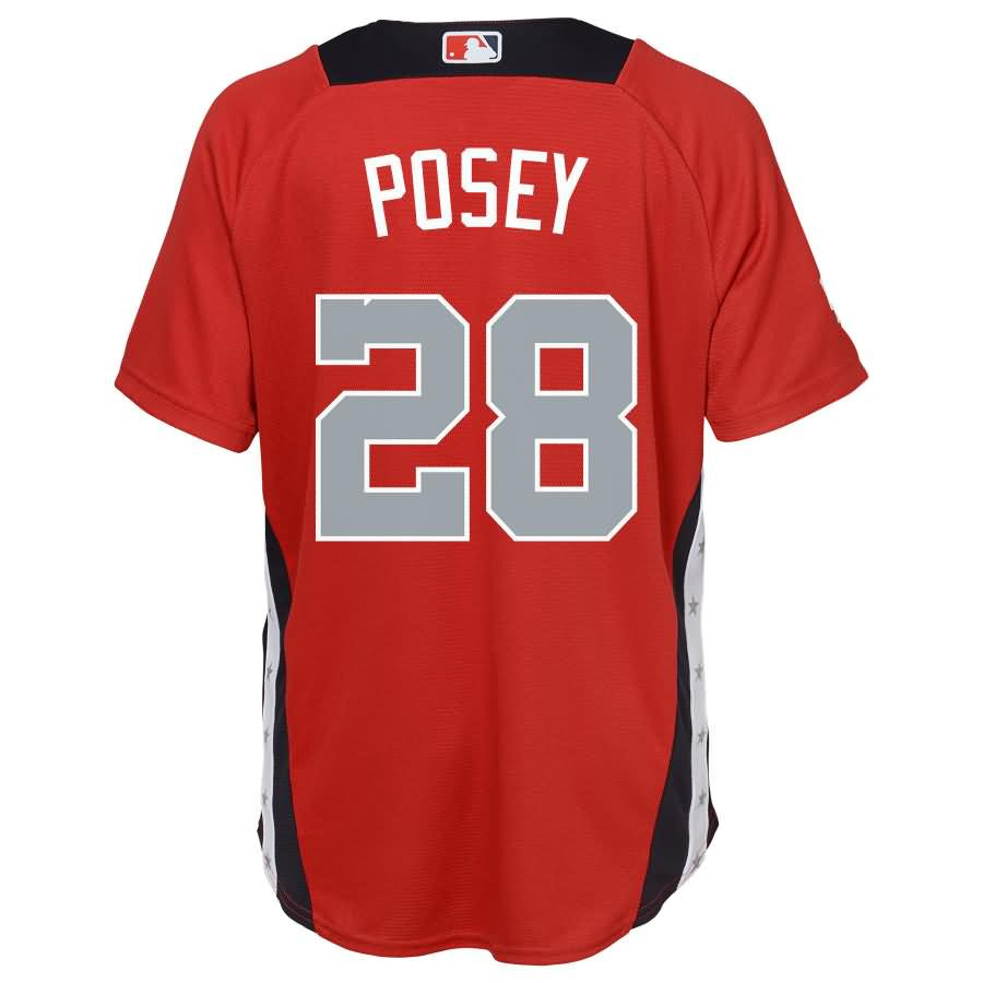 Buster Posey National League Majestic Youth 2018 MLB All-star Game Home Run Derby Player Jersey – Red