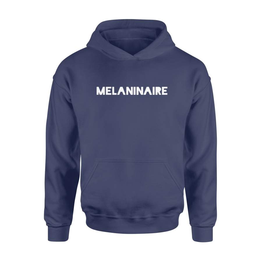 Melaninaire Hoodie Simple Text Black Lives Matter