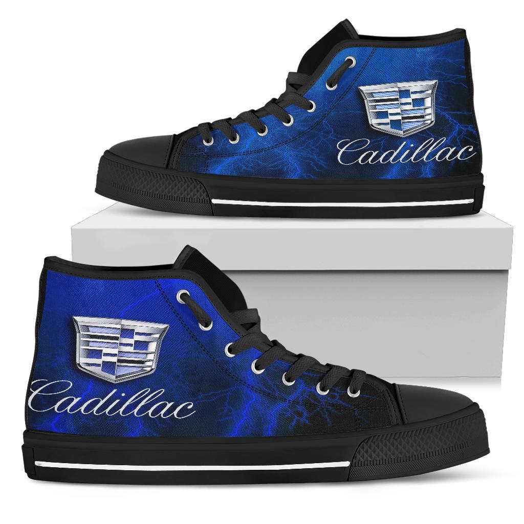 Cadillac Thunder Blue High Top Shoes