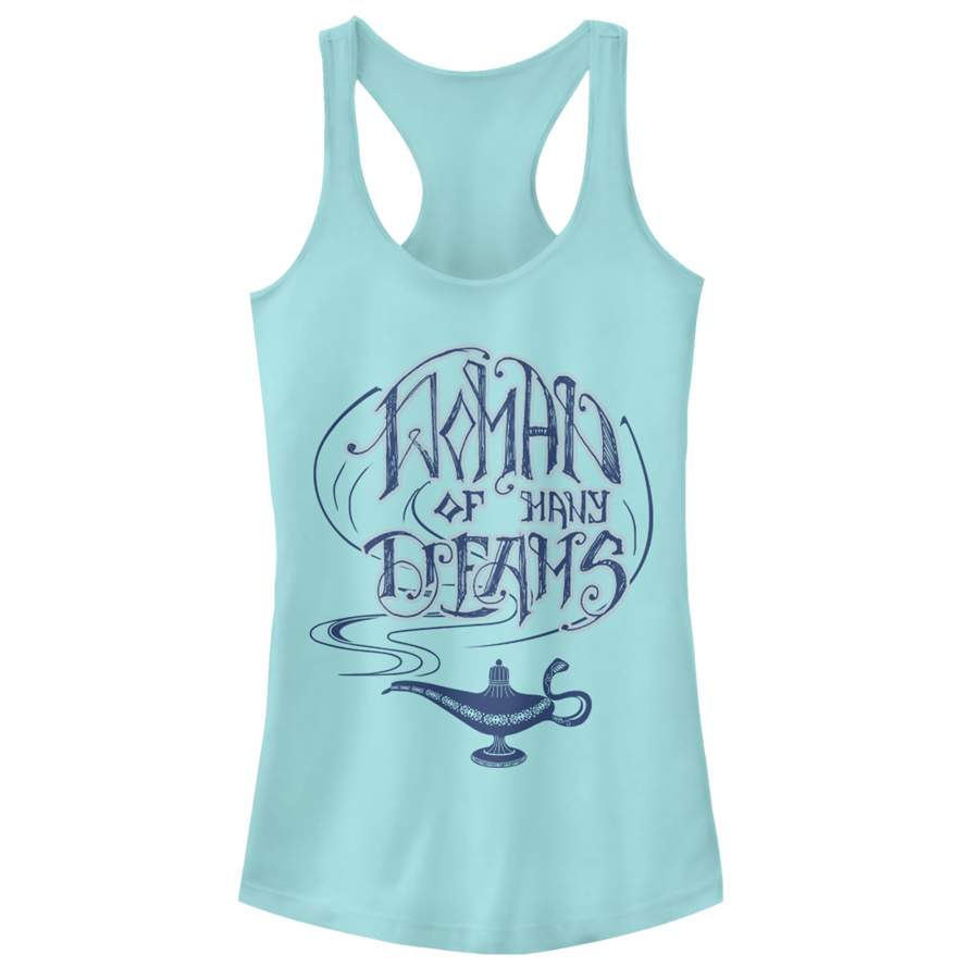 Aladdin Junior’s Woman of Many Dreams Lamp Racerback Tank Top