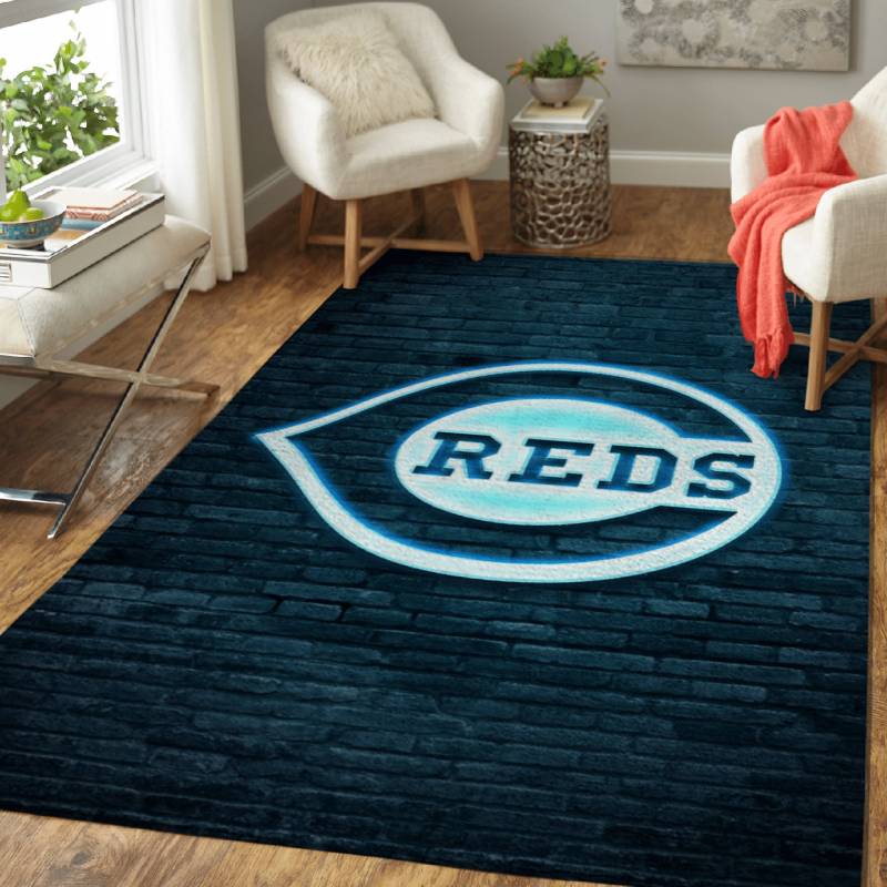 Rug Home Decor Baseball Cincinnati Reds – Sport Neon