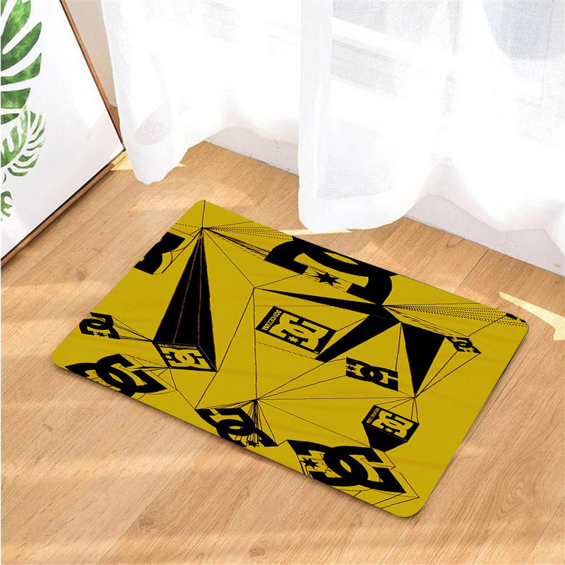 line art dcshoecousa yellow doormats