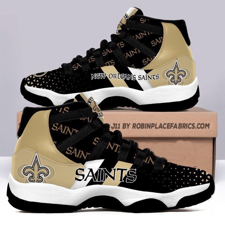 New Orleans Saints Air Jordan 11 Sneaker